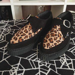 TUK leopard print creepers
